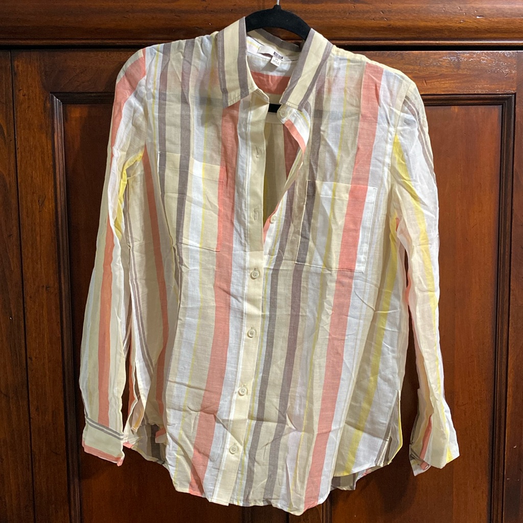 Lightweight Striped Button Down